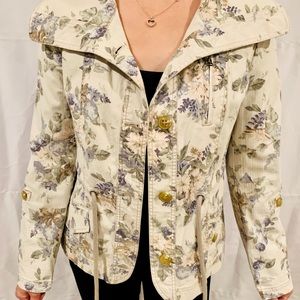 Flower Print Anthropologie Jacket